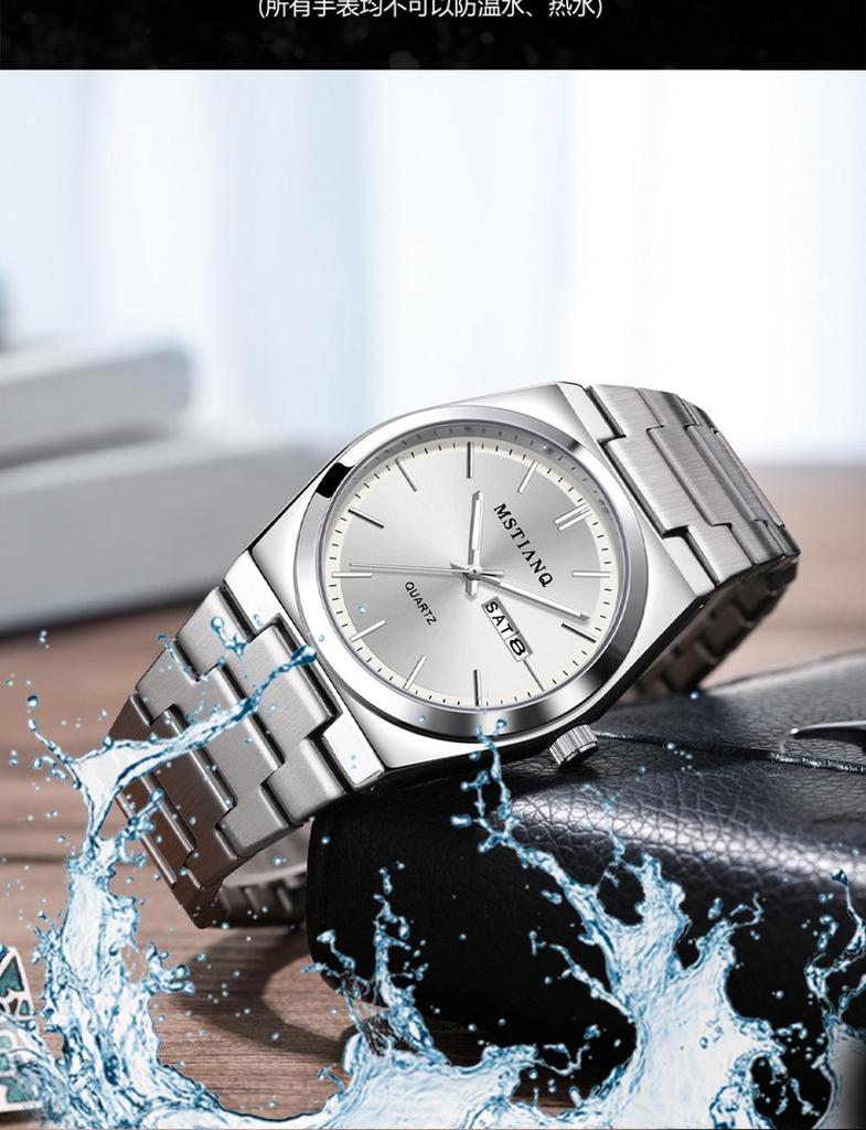 Montre à Quartz Lumineuse Étanche pour Homme de Luxe Ultra-Fine