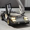 1:24 Lamborghini Countach LP500S Sideswipe Supersportwagen Spielzeugauto Modell Sound und Licht Kinderspielzeug Sammlerstücke Geburtstagsgeschenk Spielzeug