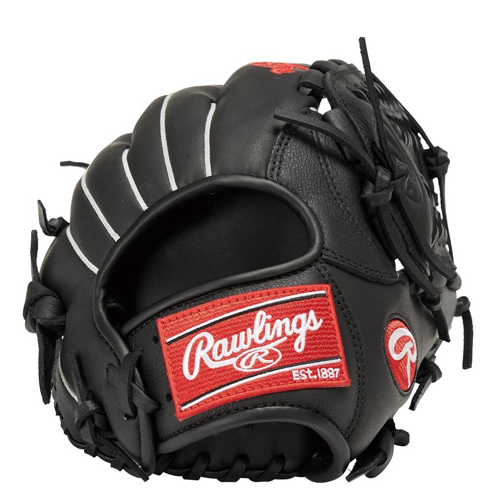 Rawlings Adult Baseball Glove GRXASPLN55 inch Soft Baseball Black Throw Glove [Special Edition] 11.75 All-Round Right-Handed