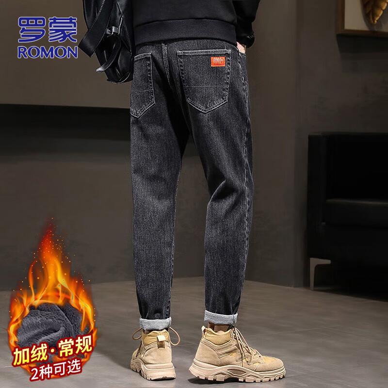 

ROMON Мужские стрейчевые джинсы прямого кроя 33
