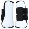 2PCS White Horse Jumping Leg Boot Protection Support Wrap Guard Professional Equestrian