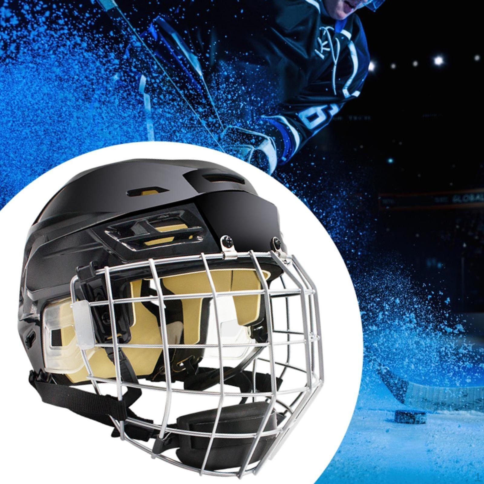 

Хоккейный шлем Спортивное снаряжение Тренировочный Соревнование Прочный Профессиональный Регулируемый Дышащий Лед