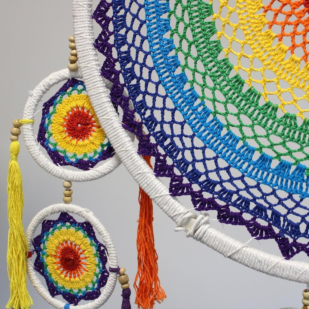 Dream Catcher Wall Hanging, Rainbow