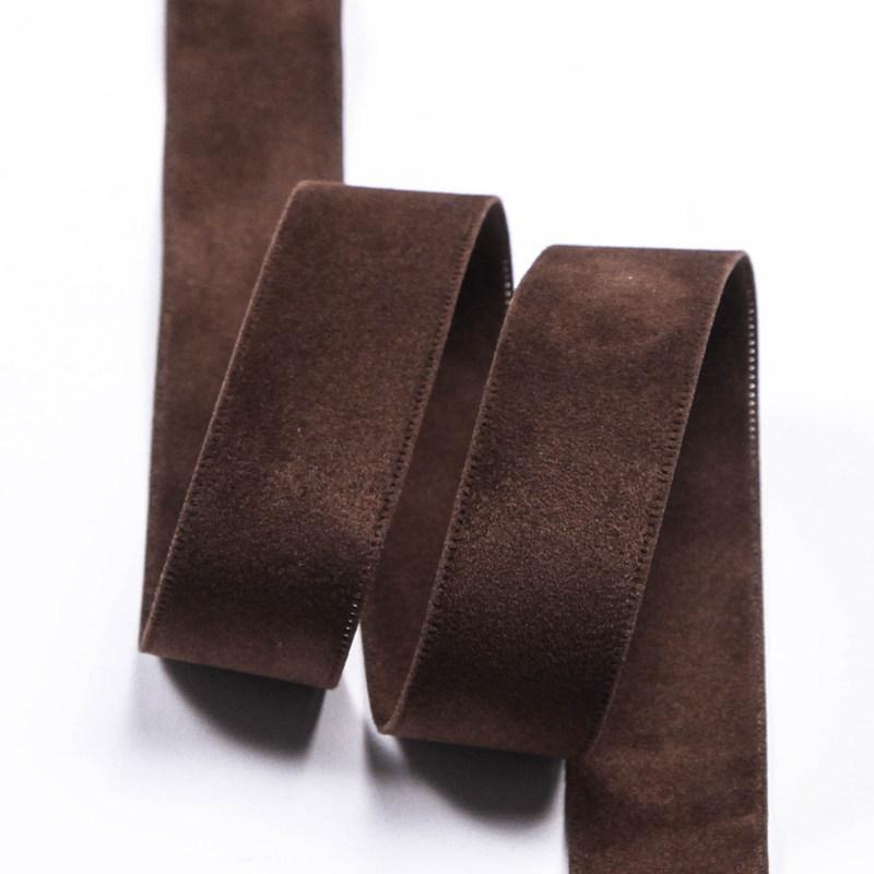 Nastro scamosciato double face 25/38 mm Nastro di velluto tinta unita per cucito abbigliamento DIY Fiocchi per capelli Decorazione cappelli Accessori per artigianato Fornitura