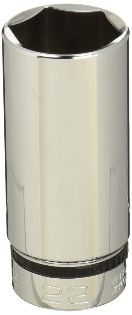 Kyoto Machine Tool Nepros Deep Socket Co., Ltd. (KTC) 9.5mm (3/8 inch) NB3L-22