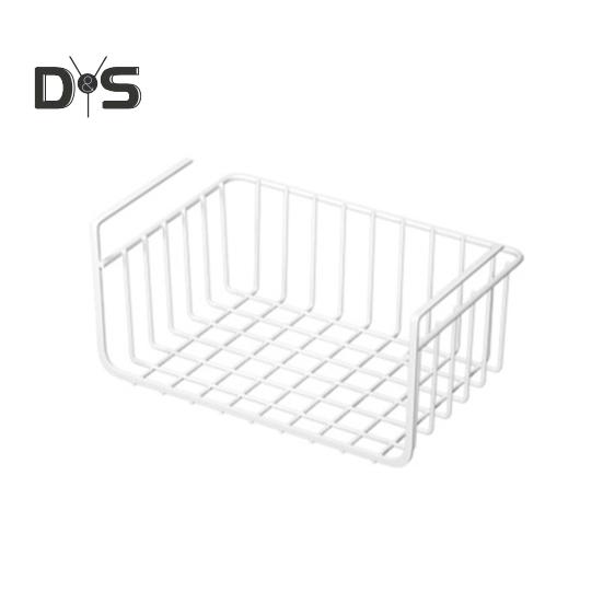 Coș suspendat, puternic, portant, capacitate mare, instalare simplă, organizator de raft sub dulap, coș de depozitare glisant