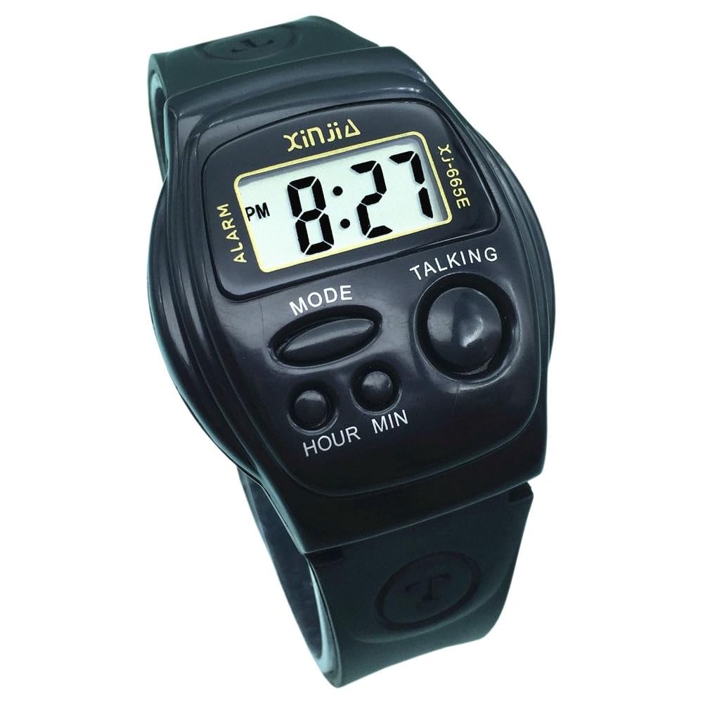 Talking Watch Japanese Alarm Clock Built-in Battery 665J