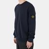 STONE ISLAND Logo Crew Neck Long Sleeve Sweatshirt Men Sweatshirt Navy-Blue K1S1561000-20S0060-V0020