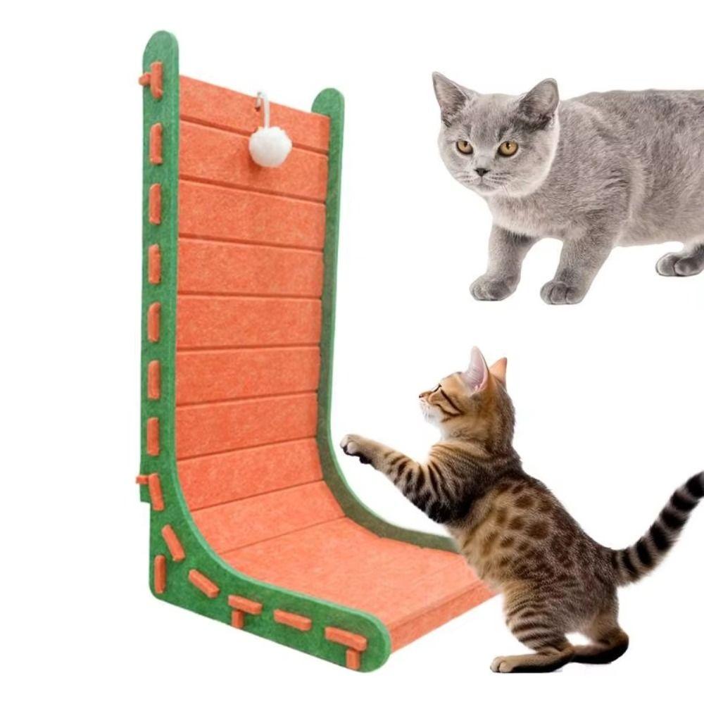 L Shape Cat Climbing Mat Wear-resistant Double-layer Cat House Cat Scratch Board  Indoor