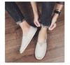 Fashion Men's casual shoes breathable flat shoes spring summer linen canvas simple comfortable lazy breathable  men's shoes