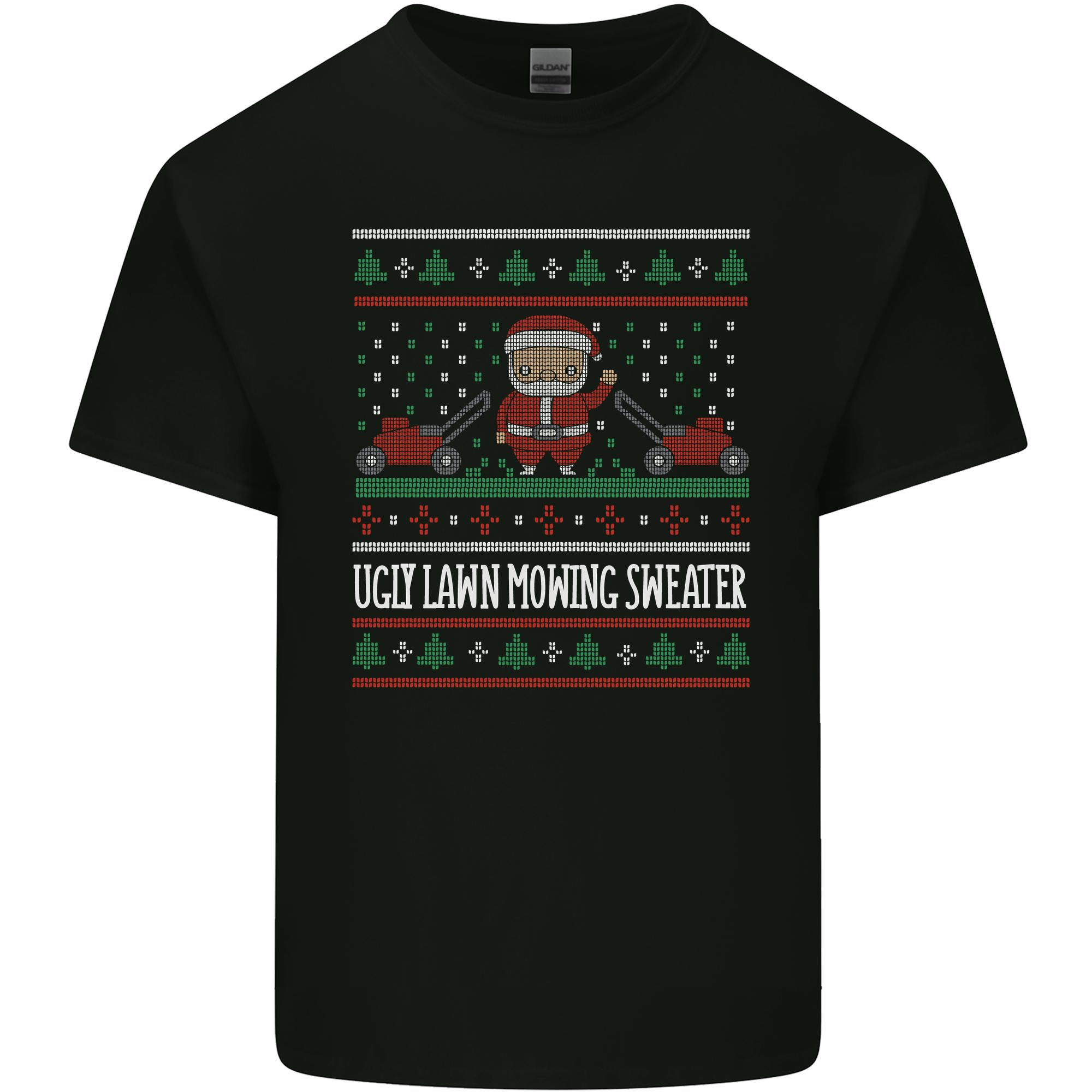 Christmas Lawnmower Funny Gardener Xmas Unisexs Light Cotton TShirt S