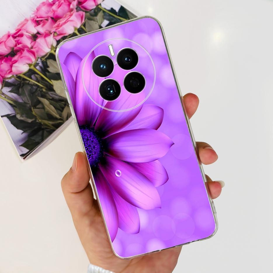 For Huawei Mate 50 Pro Case Stylish Butterfly Flowers Soft Slim Fundas Phone Case For Huawei Mate 50 Mate50 Pro Back Cover Coque