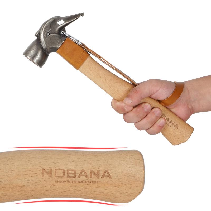 Multi-Function Outdoor Camping Hammer: Stainless Steel & Brass Woodpecker Design for Tent Canopy Nails