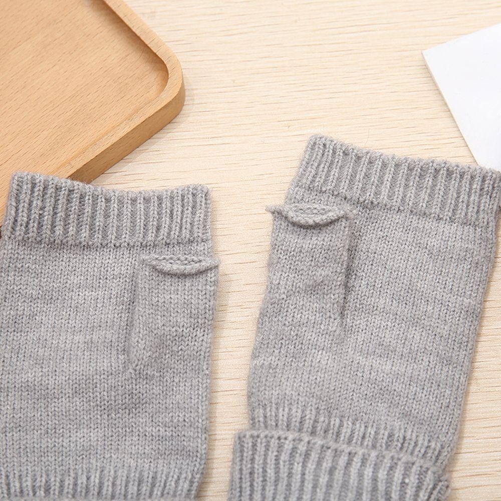 Knitting Wrist Arm Twist Fingerless Gloves Hand Mitten Korean Knitted Gloves Women Arm Warmers