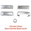 2009 2010 2012 2013 For Ford Transit Classic 5pcs High Quality ABS Chrome Car Accessory Door Handle Bowl Covers Trim Paste Style