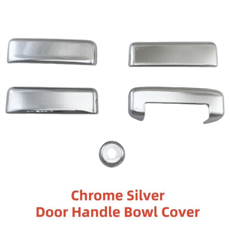 2009 2010 2012 2013 For Ford Transit Classic 5pcs High Quality ABS Chrome Car Accessory Door Handle Bowl Covers Trim Paste Style