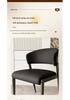 Nordic Luxury Hotel and Home Dining Chair with Backrest