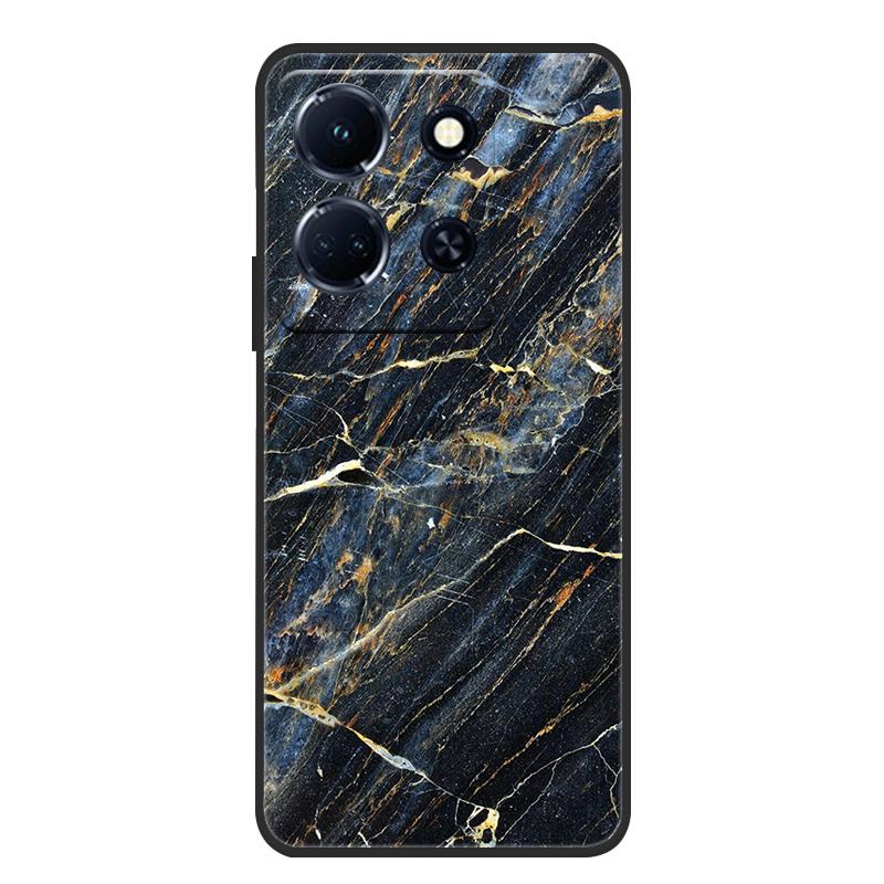 Schutzhülle aus weichem, mattem Silikon in Marmoroptik für Infinix Note 30 4G, passend für Infinix Note 30 Pro, 30i und 30 VIP – Rundumschutz