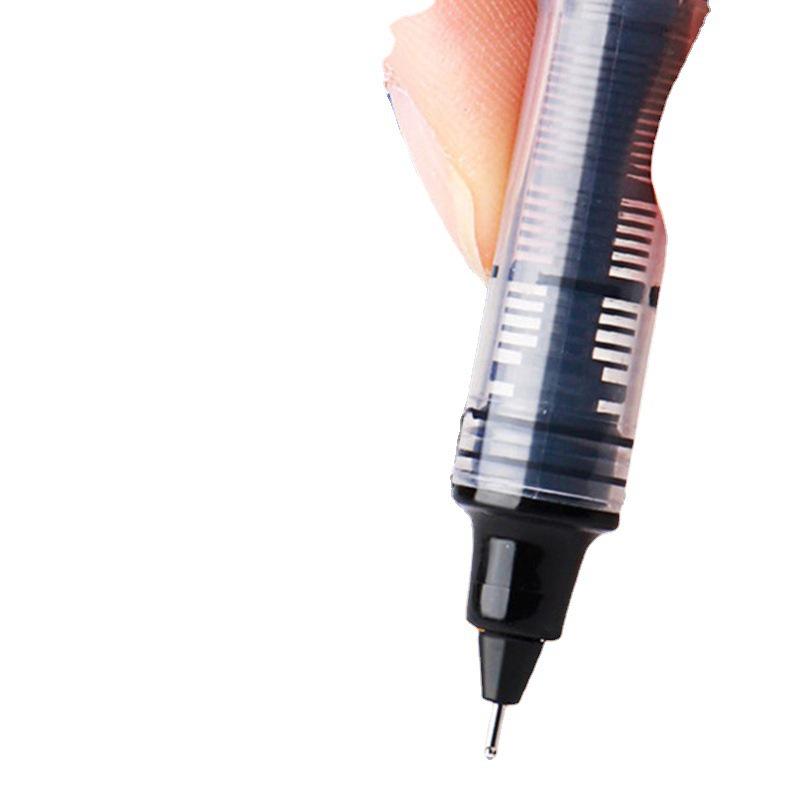 Quick-Dry 0.5mm Black Ballpoint Pen - Needle Tip