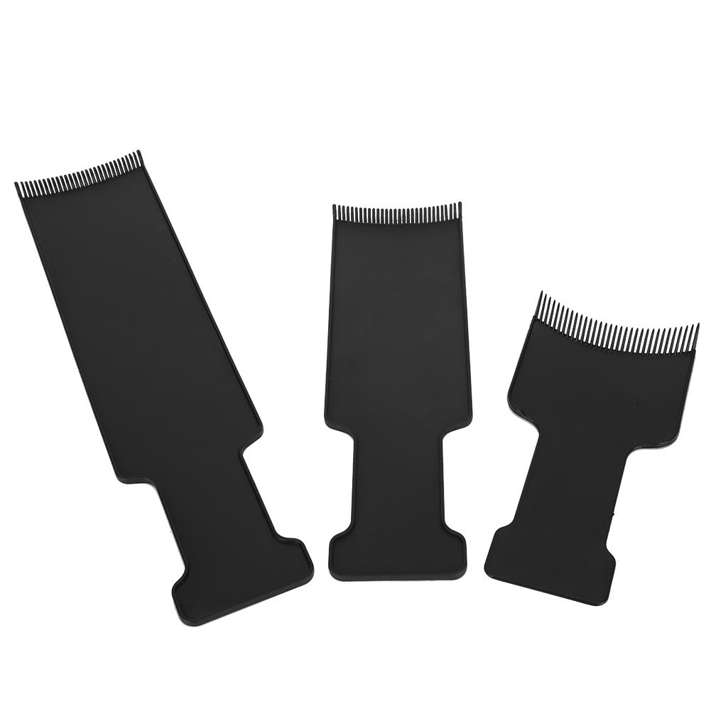 3pcs Hair Color Board Professional Hairdressing Hair Dye Color Board for Barber Shop