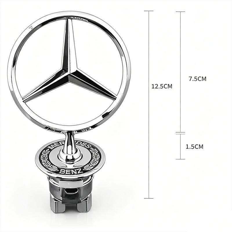 Auto Motorhaubenemblem Motorhauben-Logo Markierung für Mercedes Benz Maybach C E S Klasse W204 W205 W212 W213 W211 W220 W222 W223 bfio9