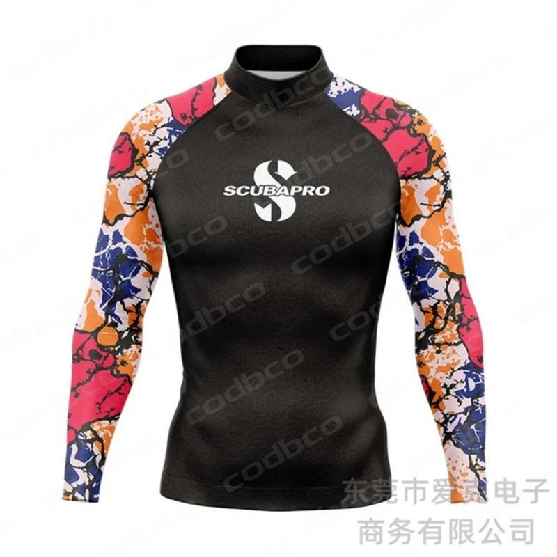 SCUBA Diving Suit Men's Surfing Snorkeling Long-sleeved Sunblock Jellyfish Sports Swimming