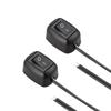 12V–220V/10A SPST Stick-On Push Button Switch with 60cm Wire Teardrop-Shaped On/Off Suitable for Fog Driving Lights Neon Lig Pushbutton Switches 3