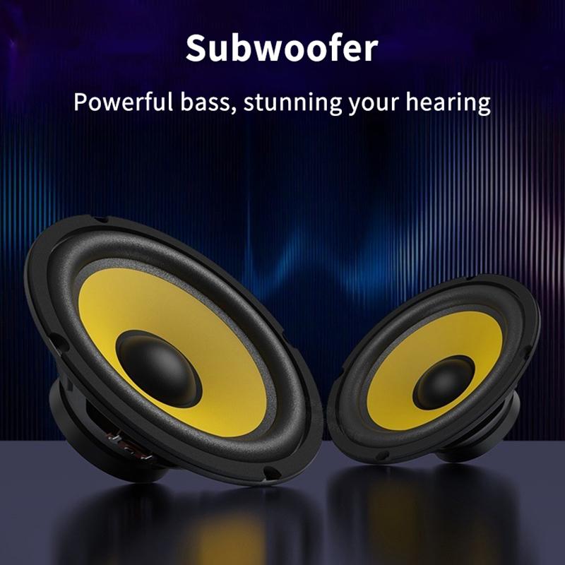 5/6/8/10 Inch Car Bass Speaker Coaxial Subwoofer Hifi Music Full Range Frequency Car Stereo Speaker For Universal Car Home Audio