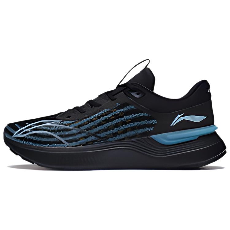 

Li Ning Light And Shadow Element Running Shoes Men s Low top Black ARHS041-2 43