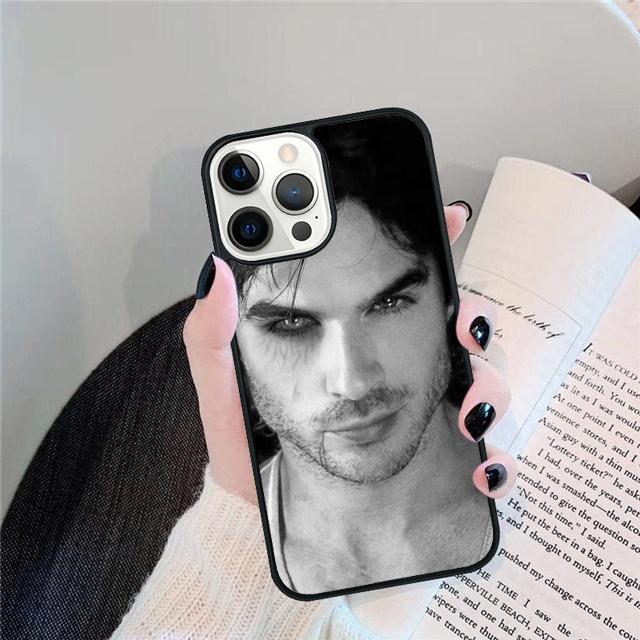 Damon Salvatore The Vampire Diaries Phone Case Cover For iPhone 17 Air 15 16 Pro Max 14 13 12 11 Pro Max Plus