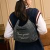 New Champion Fabric Shoulder Bag Double Shoulder Classic Minimalist Style Individual Regular Unisex Dark Gray/Ecru/Black U4DACPU09