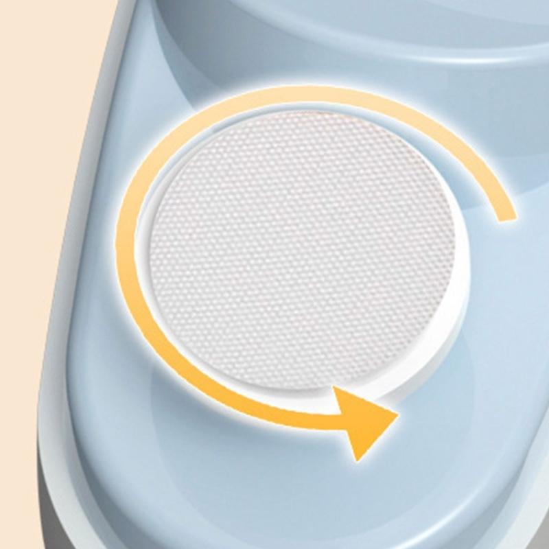 Rechargeable Nail Clippers Grinder With 360Degree Rotating Head 3Speed Mode LED Light For Professional Home Manicures