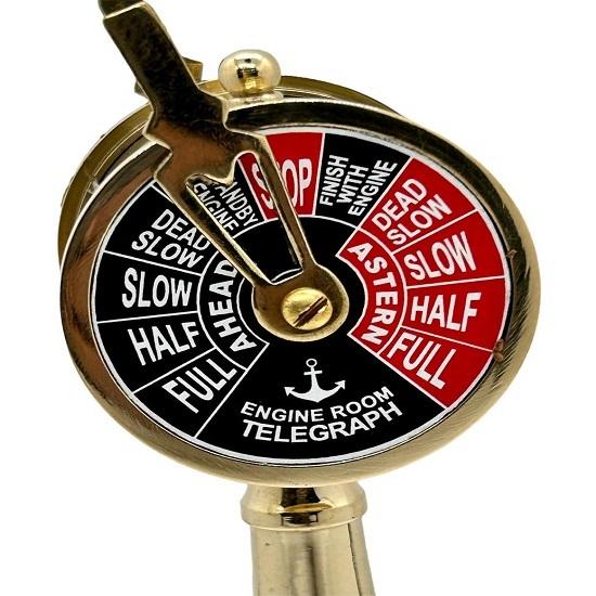 Brass Telegraph Gold Color Marine Collectible & Nautical 15.24 Cm