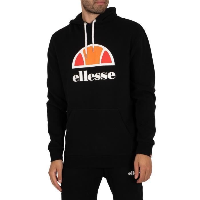 Sweat À Capuche - Ellesse - Dahryl - Noir - Manches Longues - Poche Kangourou