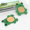 Frog Coasters, 3D Printed Drink Coasters, Anti-Slip Felt And Cork Heat Resistant Coasters, for Table Protection Desk Decor
