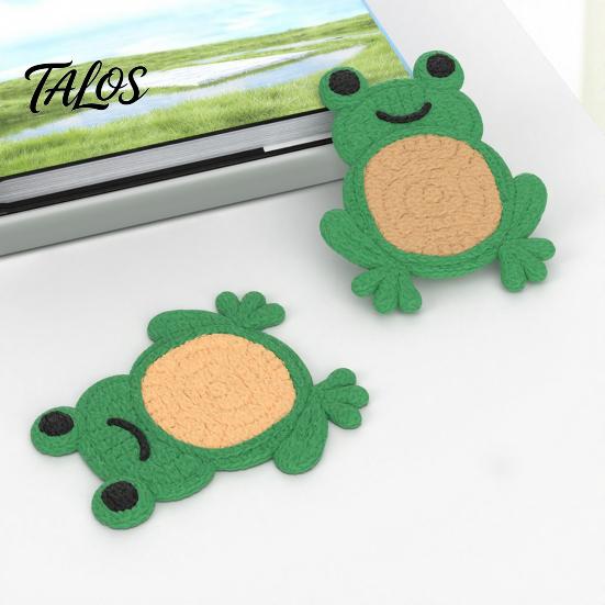 Frog Coasters, 3D Printed Drink Coasters, Anti-Slip Felt And Cork Heat Resistant Coasters, for Table Protection Desk Decor