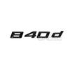 Car 3D Trunk ABS Chrome Letters Logos Badge Emblem Decals Styling Sticker For BMW 8 Series 840d 840i 850i 860i E31 G14 G15 G16