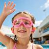 Óculos de Natação Infantis com Protetores Auriculares Impermeáveis Sem Vazamento Anti-Embaçante Proteção UV para Meninos Meninas Lentes de Amplo Campo Equipamento de Mergulho Snorkel