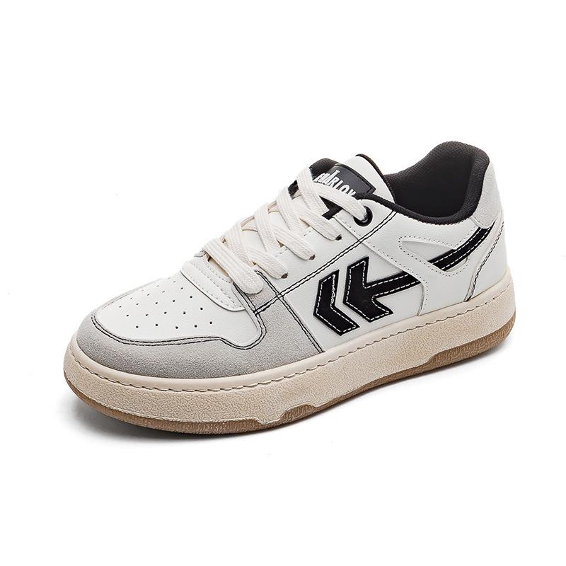 Маленькие белые туфли женские новые скейтборд обувь Ins Tide Of Moral Training нишевый — фото 6