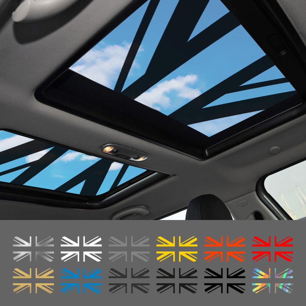 Car Union Jack Roof Sticker Customized Sunroof Sunshade Films Decals Decor For Mini Cooper One S JCW F54 F55 F56 F60