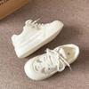 High-value casual board shoes women's new spring versatile shoes platform white shoes bread shoes women