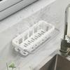 Shelf Kitchen Sponges Rag No Punching Holder Stand Abs Sink Organizer Rack Retractable