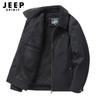 JEEP SPIRIT Men's Thickened Retro Loose Fit Cotton Jacket