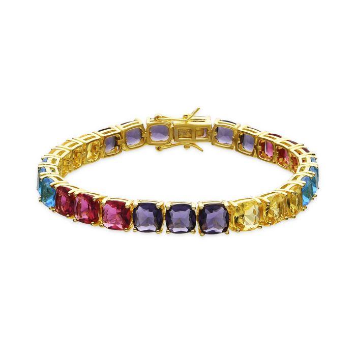 Bracelet - Luxenter - Thorka - Argent 925 - Or 18k - Quartz Multicolore