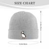 Papageitaucher Vogel Warme Strickmütze Hip Hop Mütze Herbst Winter Outdoor Beanie Mützen für Männer Frauen Erwachsene
