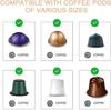 DIY Universal Coffee Capsule Holder,Nespresso Vertuo Capsule Organizer,6 Pcs/Set Cafe Pods Storage for Dolce Gusto with Adhesive