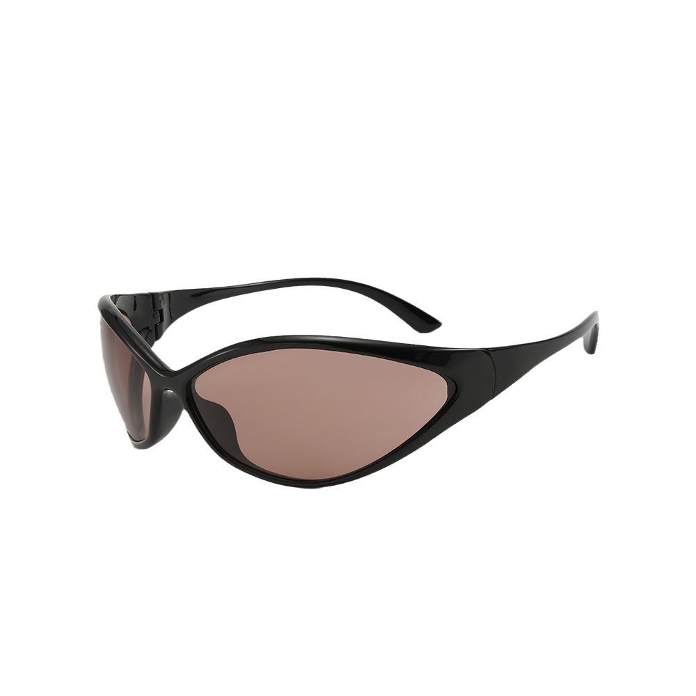 Street Punk Cat Eye Sunglasses Futuristic Runway Uv-Proof Sunglasses Glasses