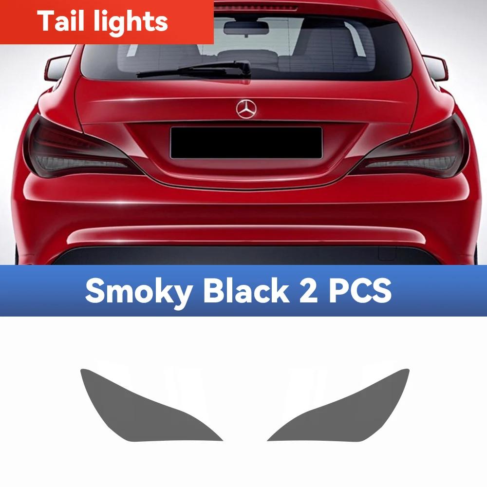 For Mercedes Benz AMG CLA 45 2013- Car Headlight Protective Film TPU Pre Cut Anti-Scratch Headlight Vinyl Film Accessories