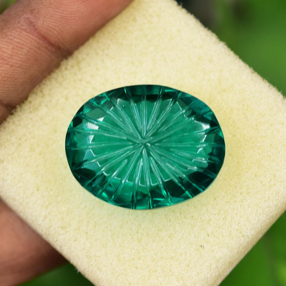 Natural Green Tourmaline Loose Gemstone 44.05 ct Oval Cut Gemtone October Birthday Birthstone