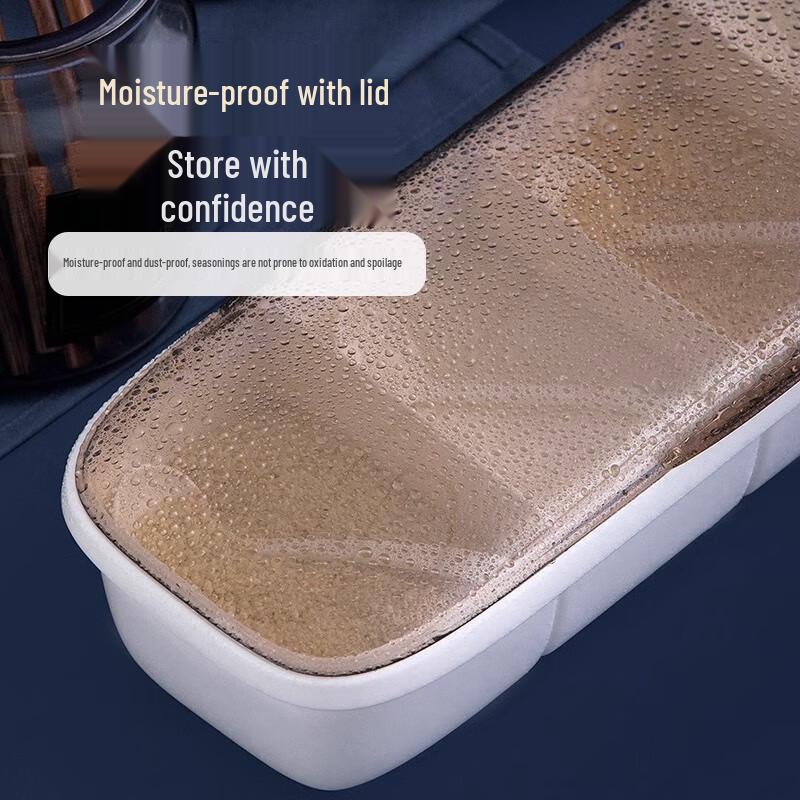 Camellia 3-Compartment Seasoning Container Set